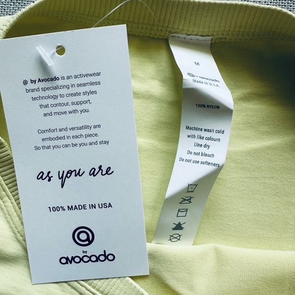 A By Avocado Seamless Crop Long Sleeve Shirt - Picture 3 of 4